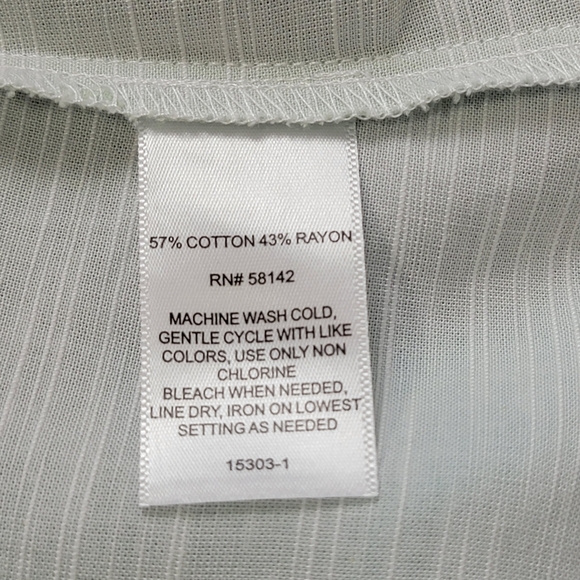 Liz Clairborne Multi Color V-Neck Sleeveless Striped A-Line Midi Dress 16W NEW - Picture 8 of 10